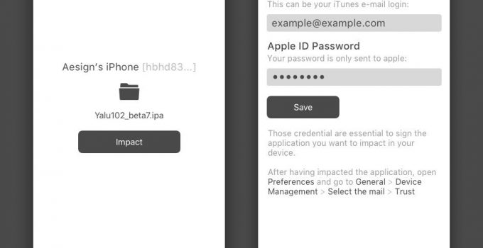 iOS Impactor – Automatic Signature Tool for Yalu Coming Soon