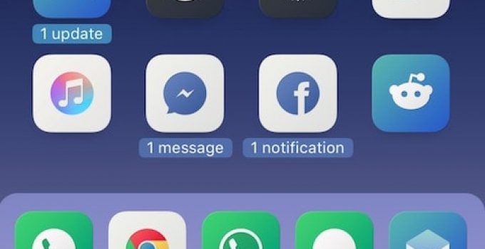 Goodges Cydia Tweak Replaces Notification Badges with Labels