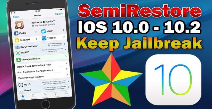 semi restore for ios 10/10.1.1/10.2