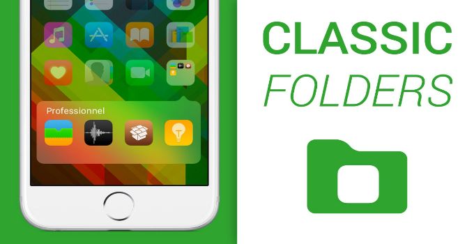 ClassicFolders 2 Tweak Brings iOS 6 Styled Folders to iOS 10