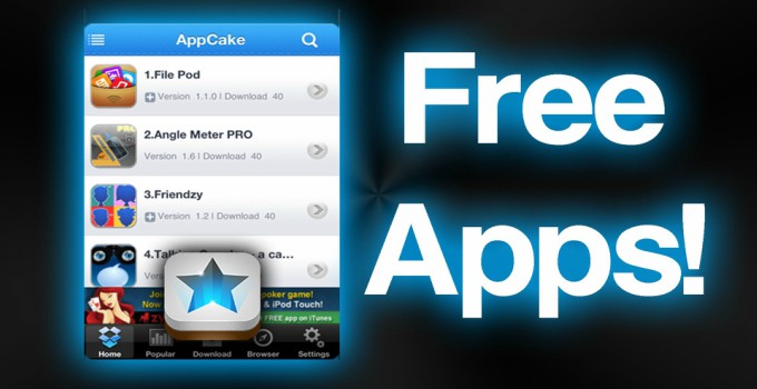 Download AppCake for iOS 9/10/10.1.1/10.2