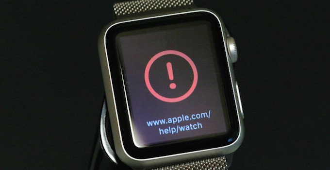 Apple Watch Red Exclamation Point Fix