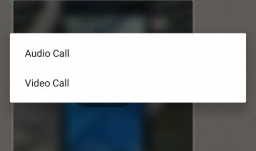video call to voice call whatsapp