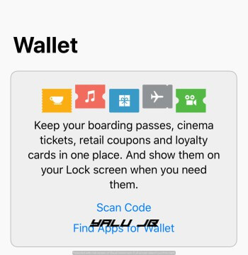 iOS Wallet app