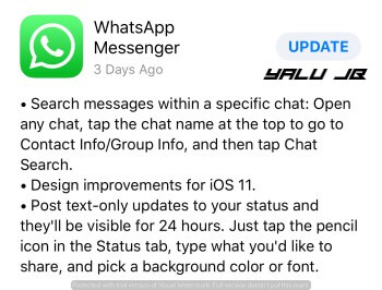 WhatsApp 2.17.60 iOS