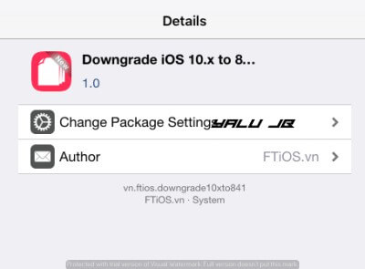 downgrade ios 10 to 8.4.1
