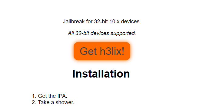 h3lix iOS 10 Jailbreak (32-bit) – Errors and Fixes [FAQ]