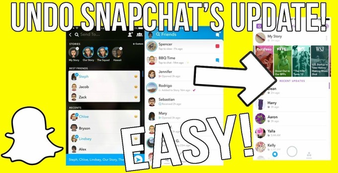 How to get the old Snapchat user interface back on your iPhone