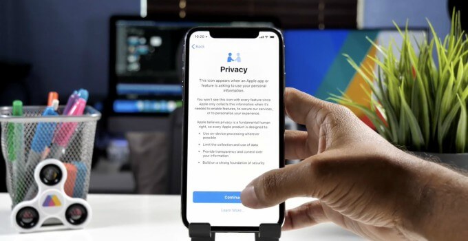 iOS 11.3 privacy settings