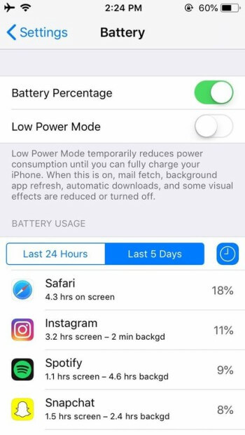 battery health iphone 5s