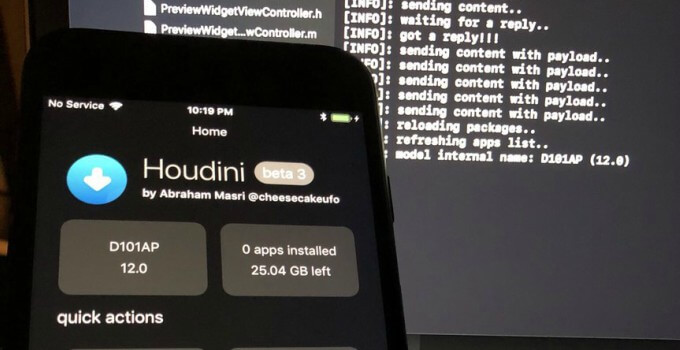 Houdini iOS 12