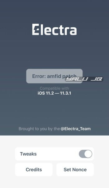 error amfid patch iOS 11.3.1