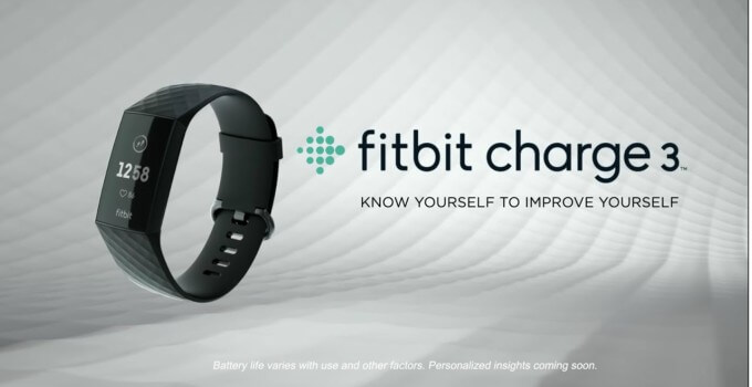 Charge 3 – Fitbit’s latest fitness tracker