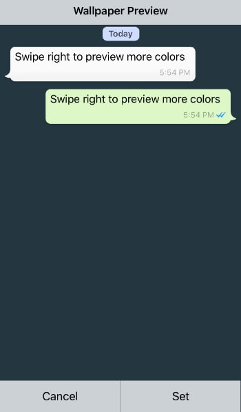 WhatsApp Solid Colors