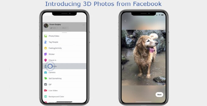 How to create and post 3D Photos on Facebook