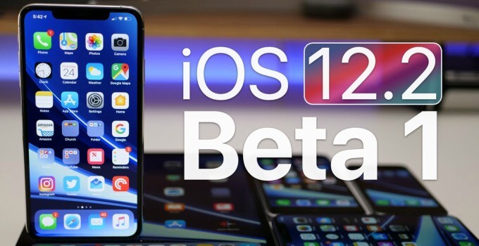 iOS 12.2 Beta 1 Download