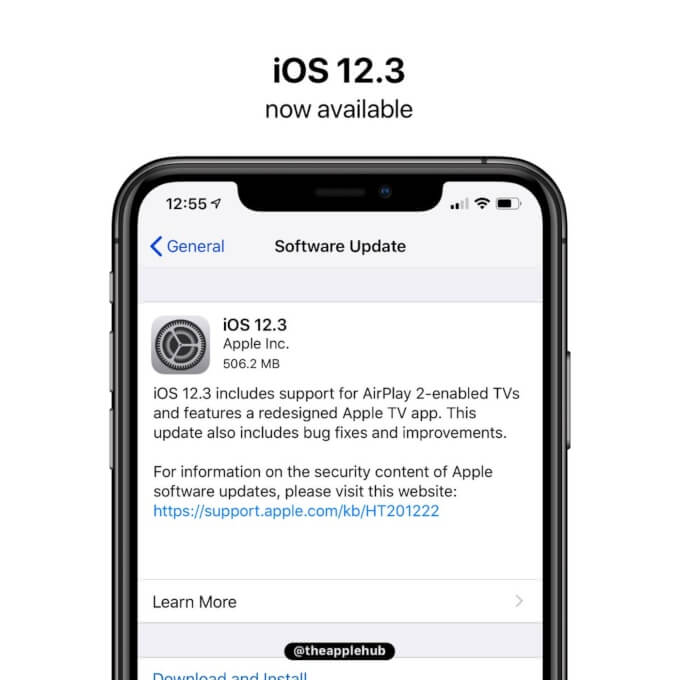 ios 12.3 download