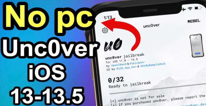 How to jailbreak iOS 13.0-13.5 without computer