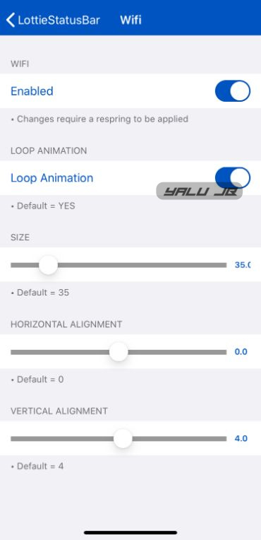 WiFi icon animation for iPhone