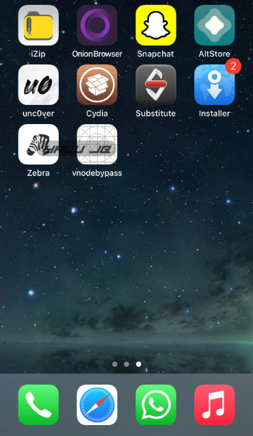 vnodebypass app on iOS 14