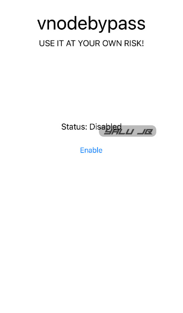 disable the bypass tweak
